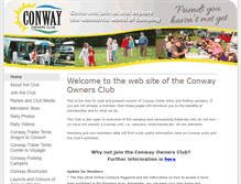Tablet Screenshot of conwayowners.org.uk